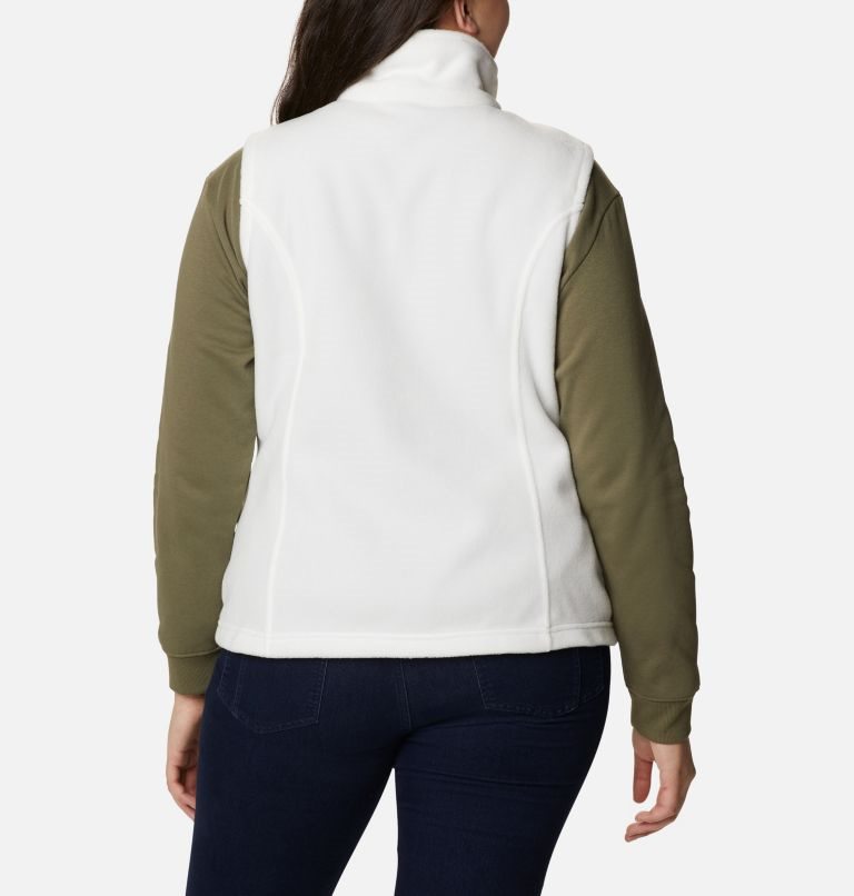 Women's Columbia Benton Springs Vest White | Plus Size CA-S843L